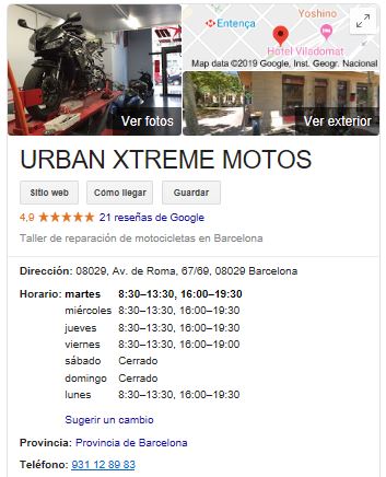 urban xtreme motos
